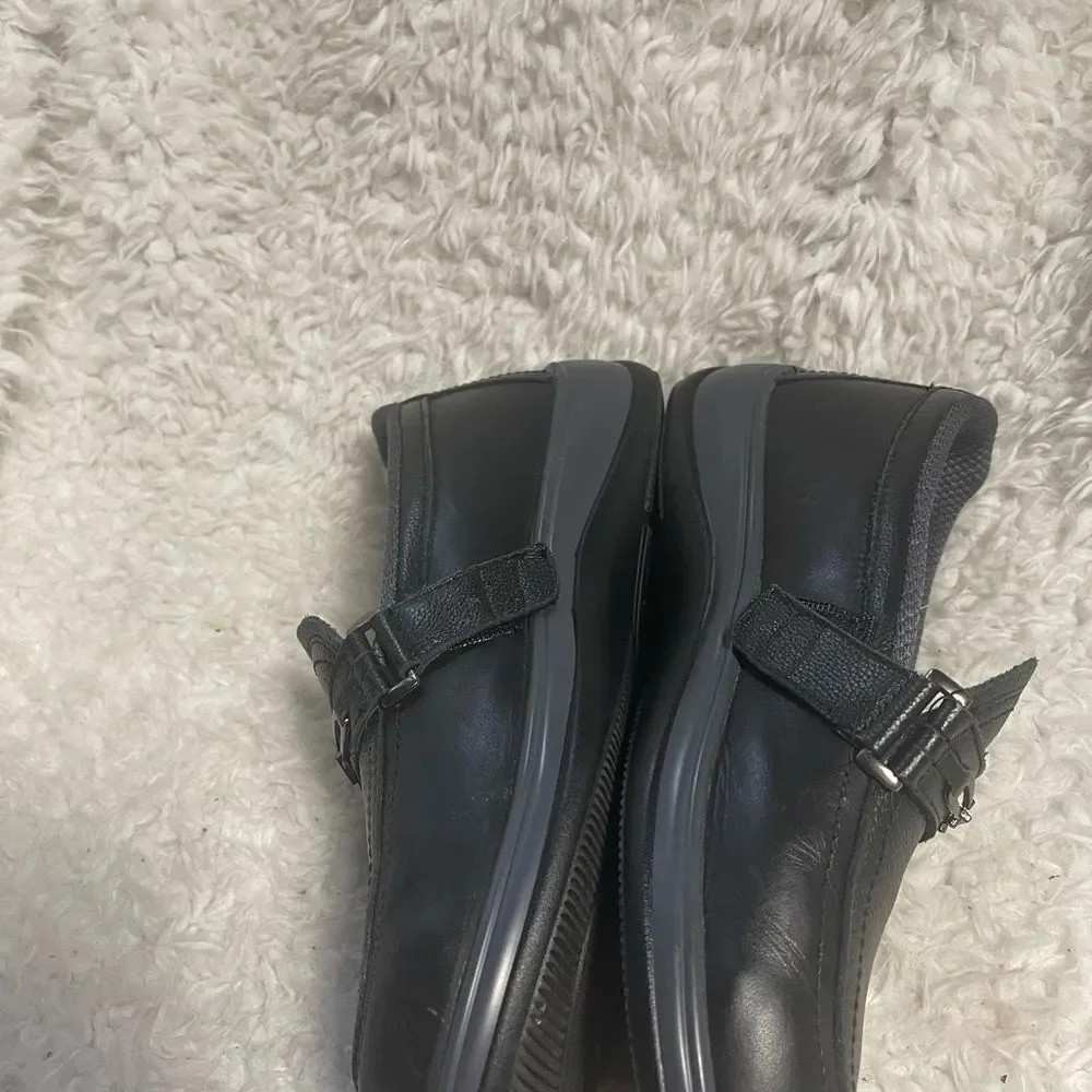 Ortho Feet Chelsea leather black Slip-On Shoes SZ8W